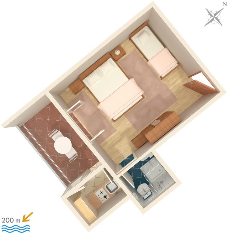 Apartments With A Parking Space Omis - 2745 外观 照片